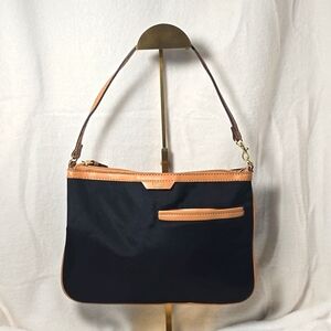 Tutilo New York Black Nylon Wristlet Pouch Mini Purse NWOT